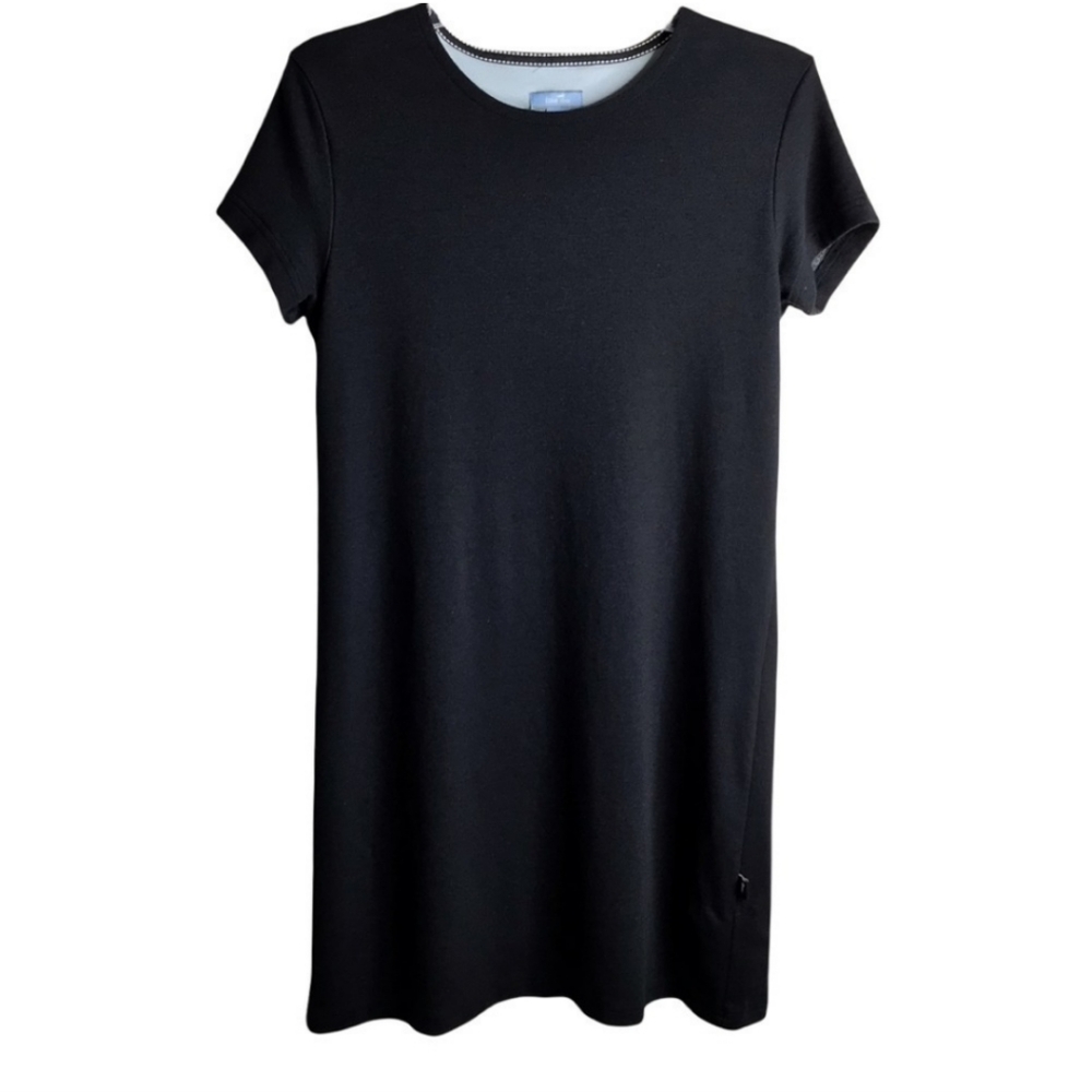 Horny Toad Short Sleeve Jersey Dress Size M Black
